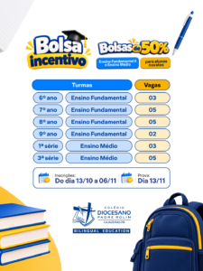 EDITAL – SELEÇÃO DE BOLSA INCENTIVO – 2027
